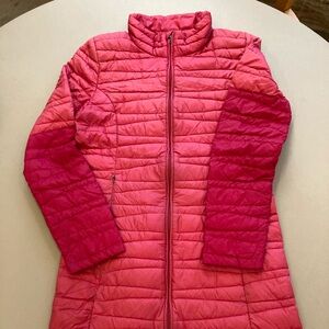 Patagonia Fiona Pink Quilted Down Coat
